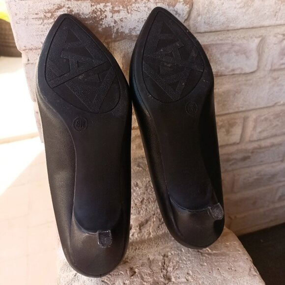 ANDIAMO Black Heels, Pumps Size 8W - Picture 5 of 7
